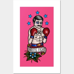 Boxer men Posters and Art